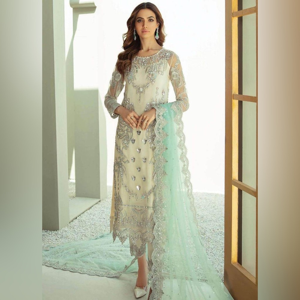 Imrozia Pakistan Premium 3-piece Net Suit